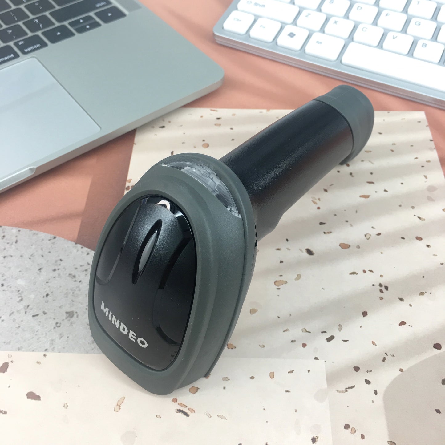 MD6600-HD Image 2D laser cable High performance Stylish ergonomic handheld desktop convenient barcode Scanner