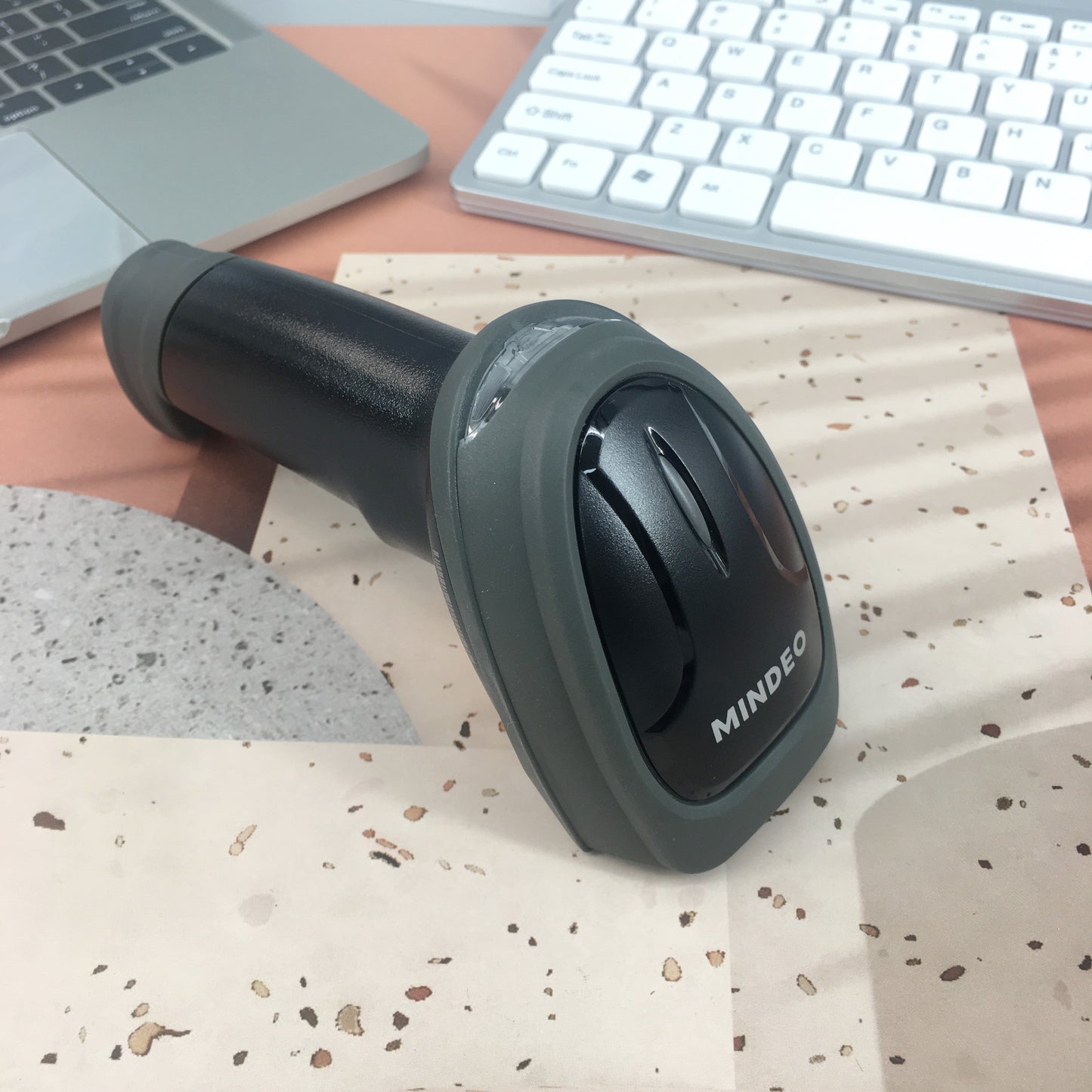 MD6600-HD Image 2D laser cable High performance Stylish ergonomic handheld desktop convenient barcode Scanner