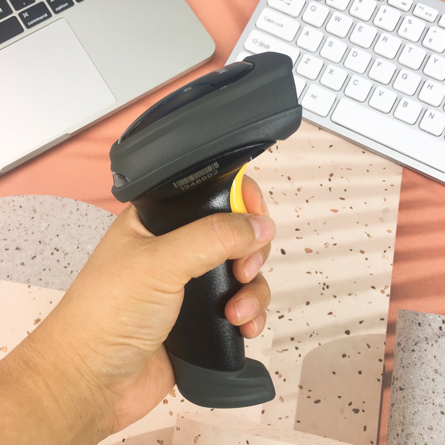 MD6600-HD Image 2D laser cable High performance Stylish ergonomic handheld desktop convenient barcode Scanner