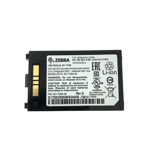NEW original for Motorola Zebra Symbol MC70 MC7090 MC75 MC75A MC75A6 MC75A8 MC7596 Large Capacity Battery 3600mAh 82-71364-05