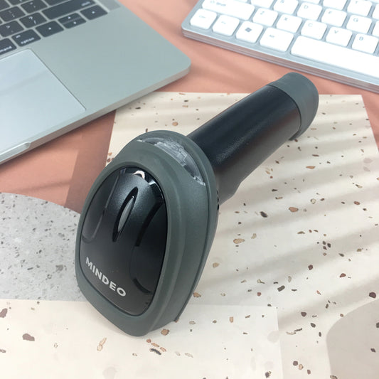 Original Brand New MINDEO MD6600 2D Handheld Laser Barcode Scanner  Wired receiver scanner screen scan IP54