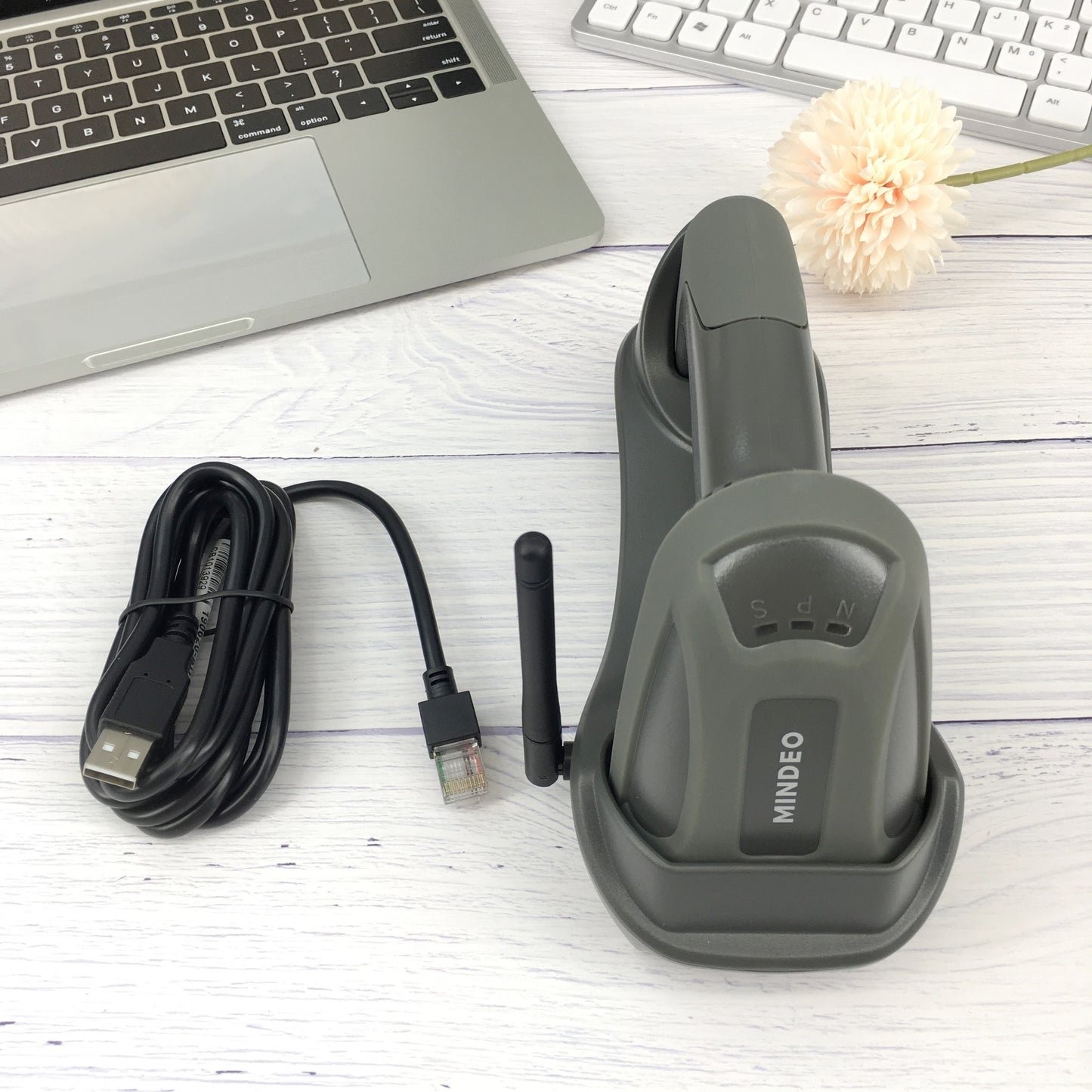 Original Brand New Mindeo CS3290 1D/2D Wireless Handheld Cordless Laser Barcode Scanner