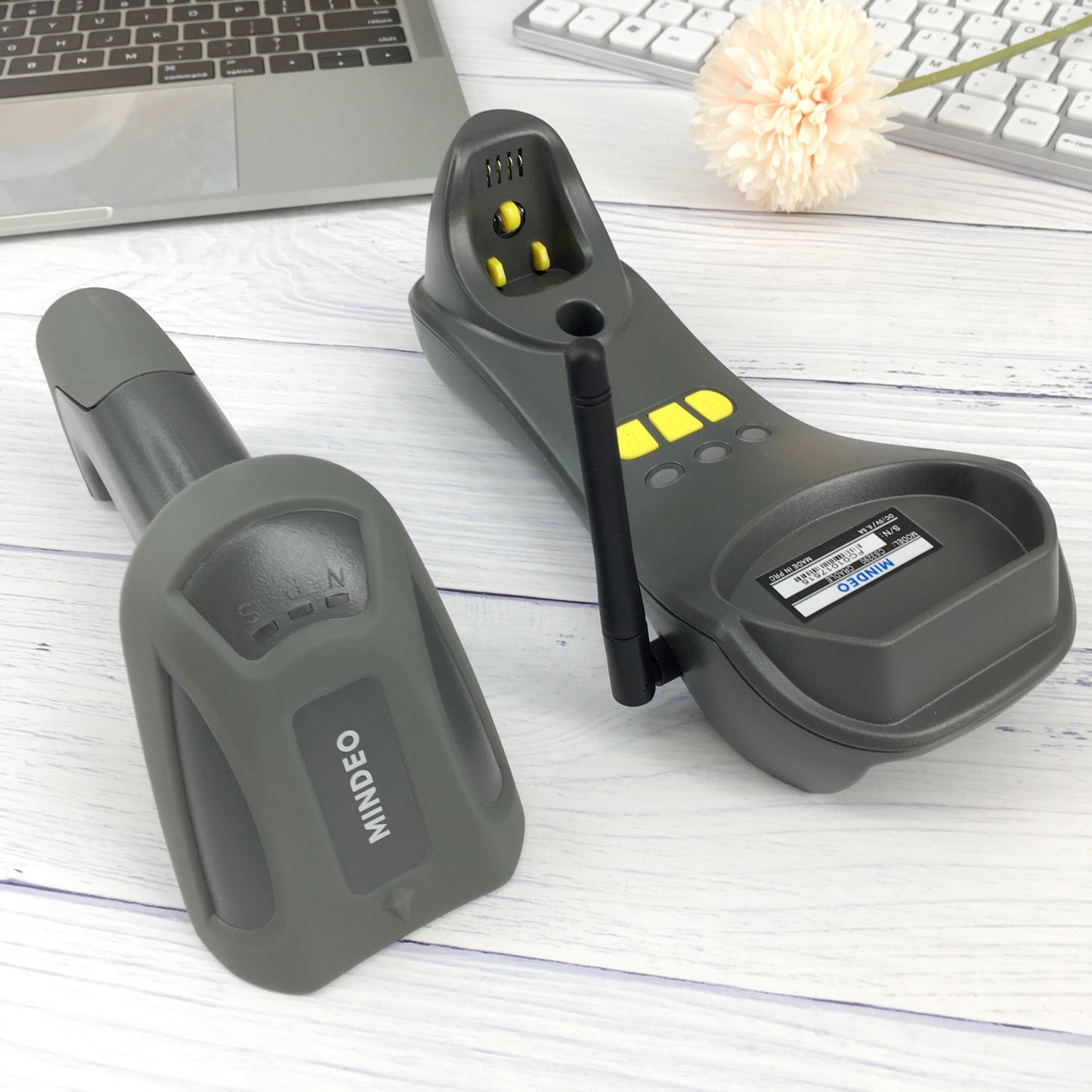 Original Brand New Mindeo CS3290 1D/2D Wireless Handheld Cordless Laser Barcode Scanner
