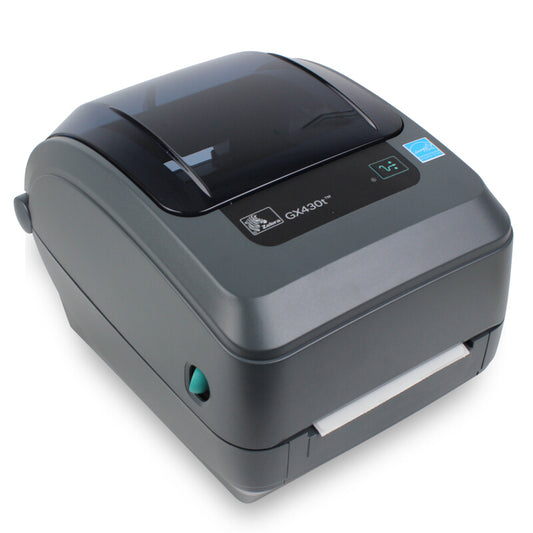 Original zebra GX430t desktop barcode printer 305dpi printer label  thermal transfer printer 300dpi Jewelry tags  free  shipping