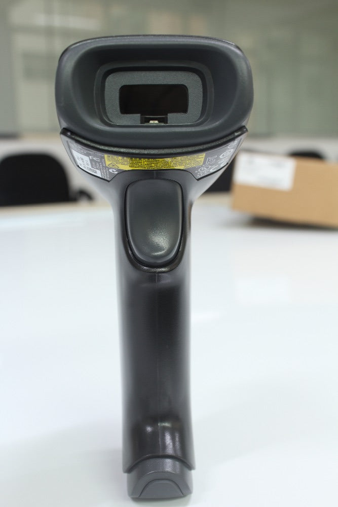 Oringinal Honeywell Voyager 1250G Single-Line Handheld Laser Barcode Scanner with Flex Stand and USB Interface, 5V, Black