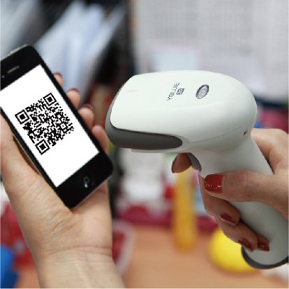 Oringinal Youjie by Honeywell YJ4600 2D hand held Bar Code Scanner with USB cable, Black  color
