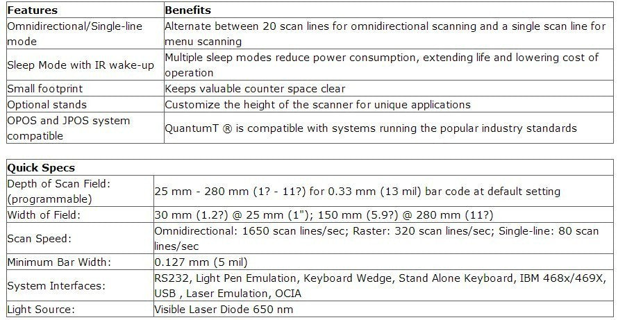 Full new YUJIE YJ5800 replacement model of Honeywell MS 3580 QuantumT Barcode Scanner free shipping(20 line)