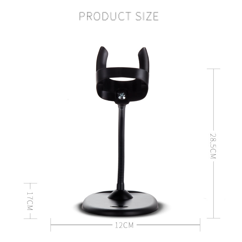 New Barcode Scanner bracket For Honeywell 1900 1900GSR 1900GHD Self-inductive Barcode Gooseneck Stand Bracket