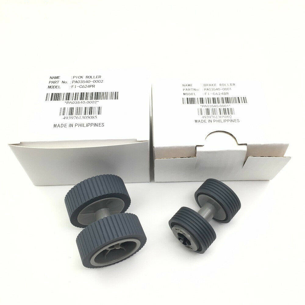 PA03540-0001 PA03540-0002 Brake and Pick Roller untuk Fujitsu 6130 Fi-6130 Series