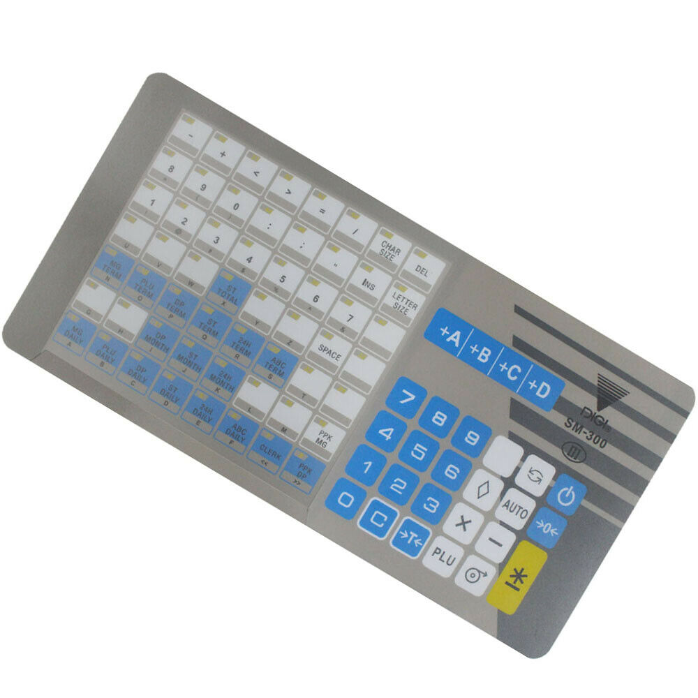New SM-300 English Version Keyboard Film For DIGI SM300 Retail Electronic Scale