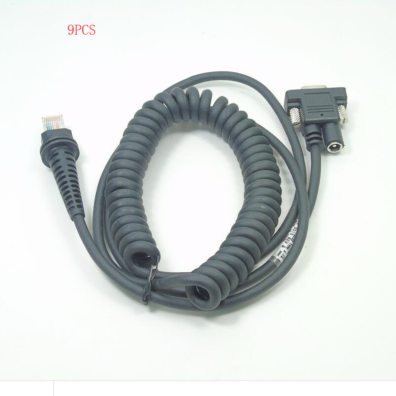 9pcs 3M Coiled Cable For Honeywell 1900G 1200 1300G 1450 Scanner CBL-020-300-C00
