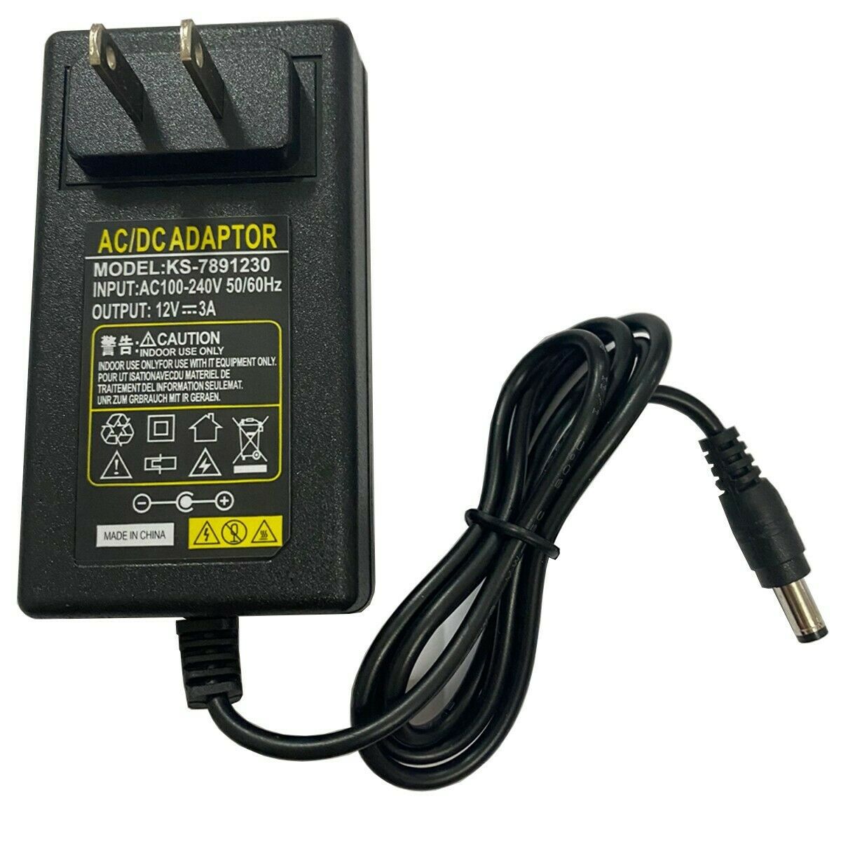 AC DC Adapter 12V 3A for AOC LCD Monitor Screen I2267Fw 215LM00036 Power Supply
