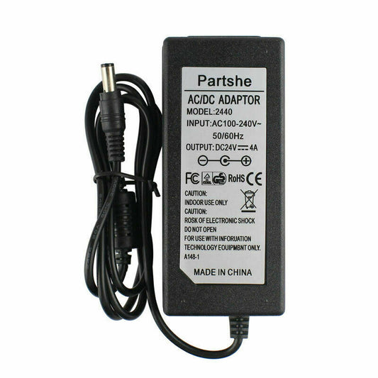 US 10pcs AC/DC Adapter for Zebra GK420d GK420t GX420d GX420t Power Supply 24V 4A