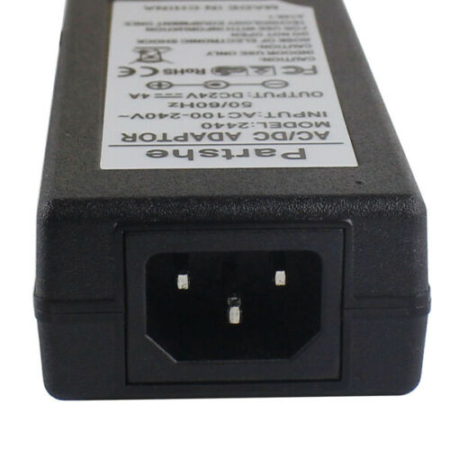 24V 4A Adapter 6.0*3.0mm for Zebra ZD410 ZD420 ZD500 ZD510 ZD620 Printer Supply