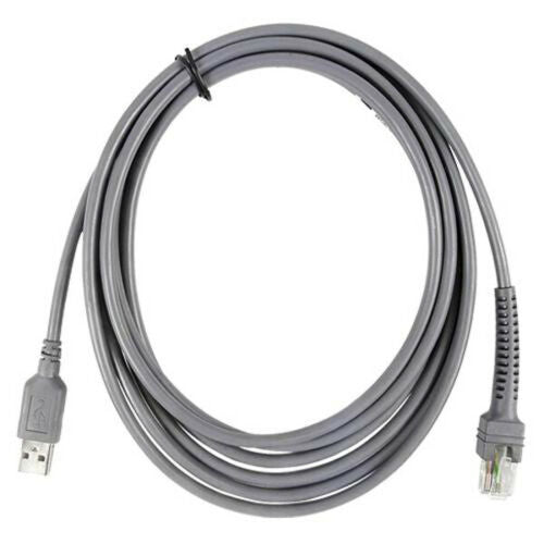 2pcs US 9FT USB Cable for Motorola Symbol LS2208 LS4208 Scanner Straight