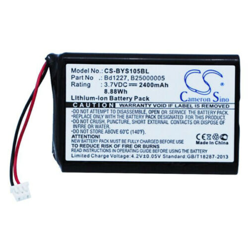 Battery for Baracoda B40160100 BRR-L BRR-L Evolution Scanner 2400mAh