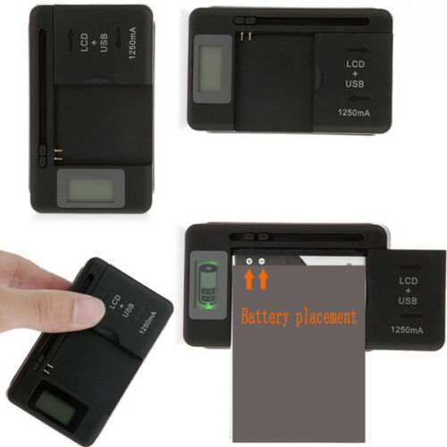 Travel Charger for Cell Phone PDA Camera Li-ion Battery W/ USB Port