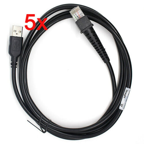 5pc US CAB-426E 2M USB Straight Cable for Datalogic QD2100 GD4130 GD4400 Scanner