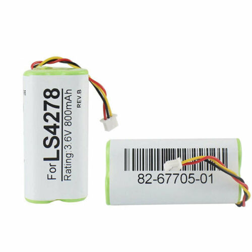 2-Pack 3.6V 800mAh Ni-Mh Battery for Symbol Motorola LS4278 DS6878 Scanner